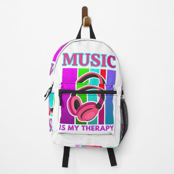 Item preview, Music Is My Therapy | Colorful Headphones Retro Neon Design designed and sold by TESHYS.