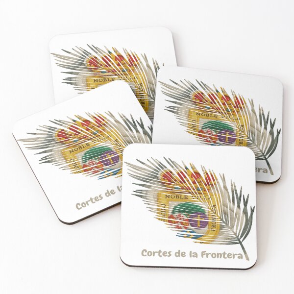 Item preview, Abstract Flag of Cortes de la Frontera – Feather Shape Design designed and sold by ArteJorge48.