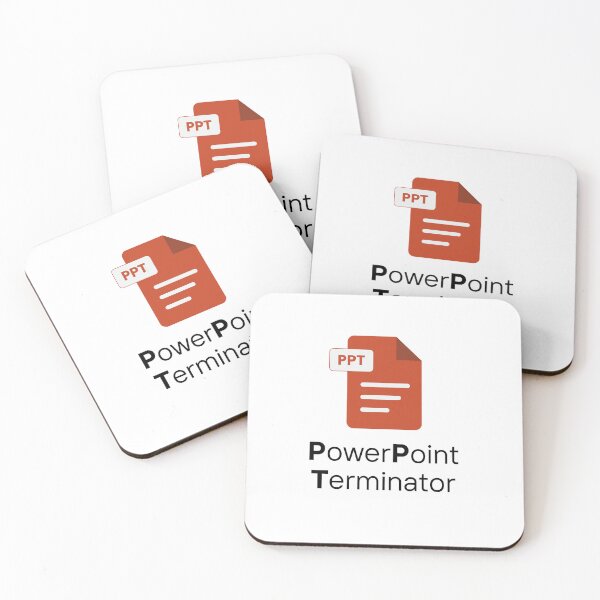 Item preview, Funny Office Shirt – “PowerPoint Terminator” | Company Sarcasm, Presentation Slayer Tee, Colleague Gift designed and sold by Design by Nelif.