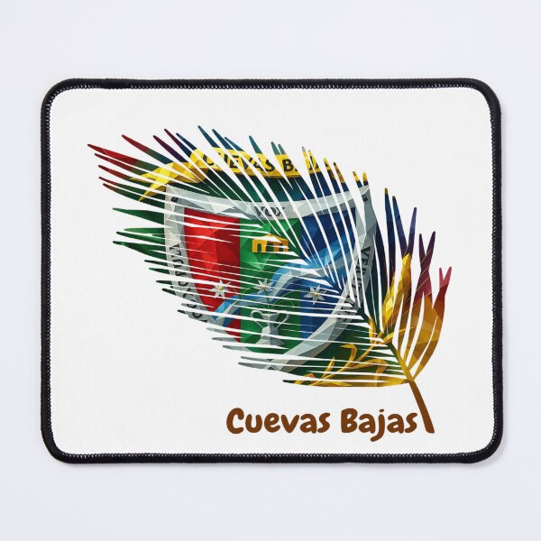 Item preview, Abstract Flag of Cuevas Bajas – Feather Shape Design designed and sold by ArteJorge48.