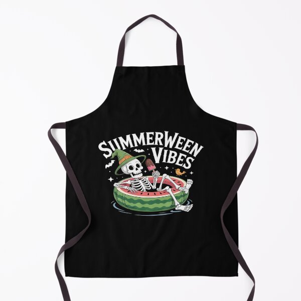 Item preview, Summerween Vibes Spooky Skeleton Halloween Beach Watermelon designed and sold by JulienAureo.