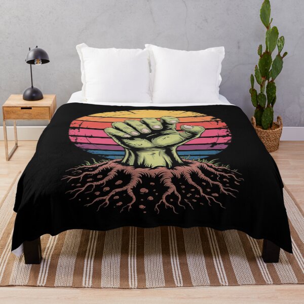 Item preview, Sunset Halloween Spooky Zombie Hunter Hand designed and sold by JulienAureo.