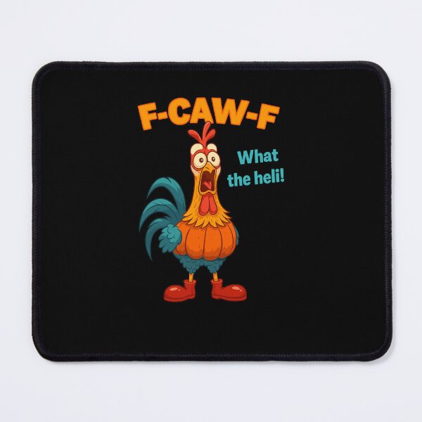 Item preview, F-CAW-F What the Hell – Funny Shocked Chicken Cartoon designed and sold by haitrieuic96.