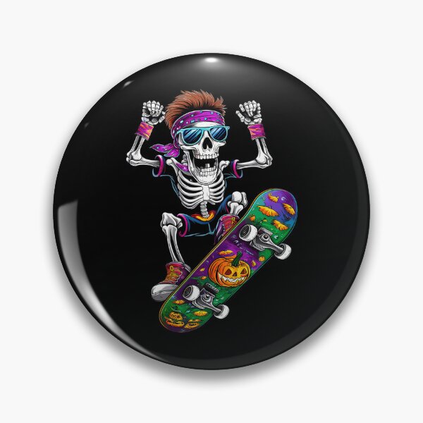 Item preview, Halloween Skateboarding skeleton designed and sold by ValerieRodrigue.