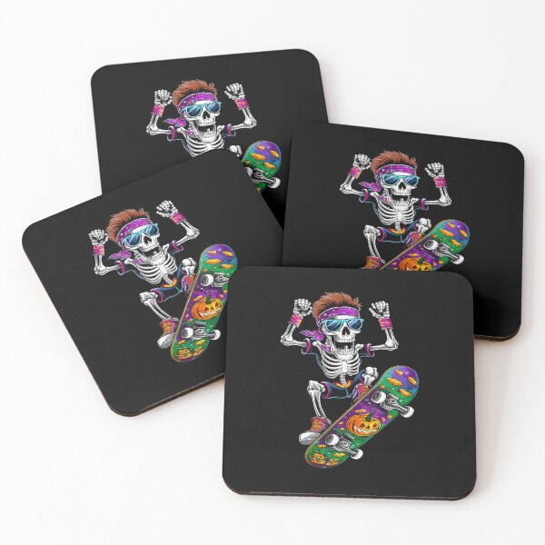 Item preview, Halloween Skateboarding skeleton designed and sold by ValerieRodrigue.
