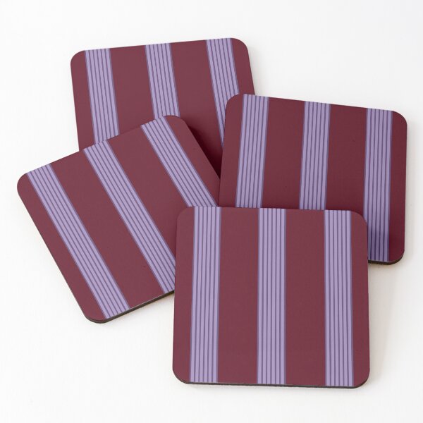 Item preview, Stripy Bands Pattern Purple and Burgundy  designed and sold by OneThreeSix.