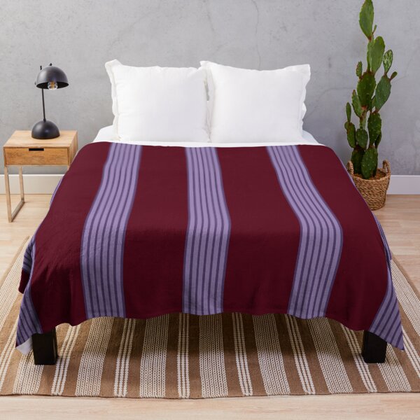 Item preview, Stripy Bands Pattern Purple and Burgundy designed and sold by OneThreeSix.
