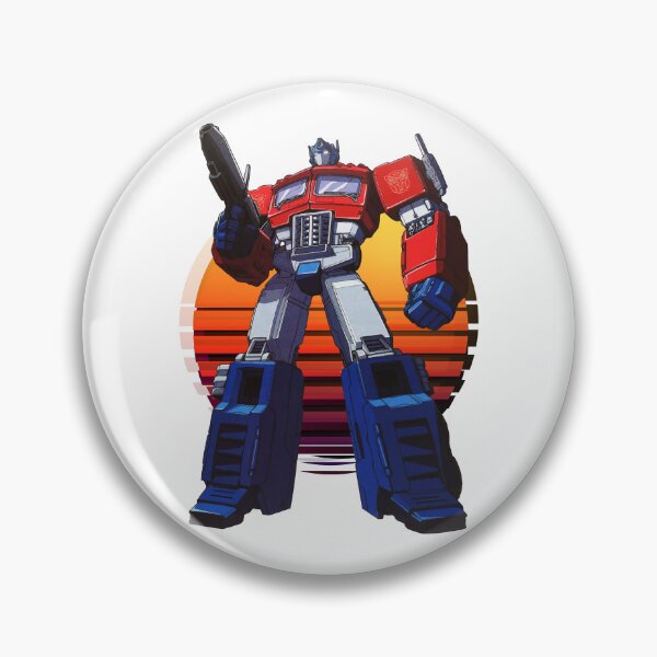 Item preview, Prime Sunset Retro Robot Warrior Art designed and sold by Retr0Tshirts.