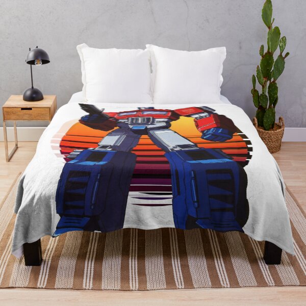 Item preview, Prime Sunset Retro Robot Warrior Art designed and sold by Retr0Tshirts.