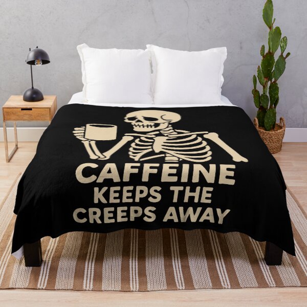 Item preview, Caffeine Keeps The Creeps Away Halloween Party designed and sold by LuminOrb.