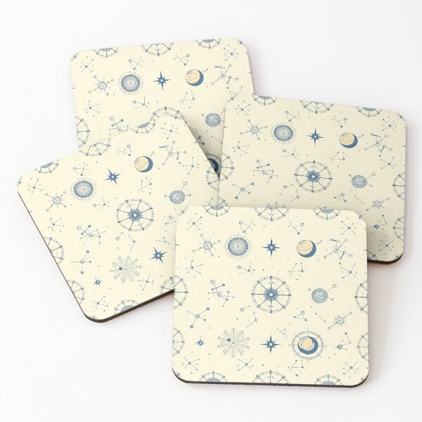Item preview, Mystical Astrology Constellations and Compass Pattern designed and sold by JavisSRDesign.