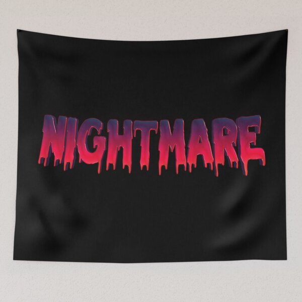 Item preview, Nightmare Logo: Dark Horror Graphic Design designed and sold by Retr0Tshirts.