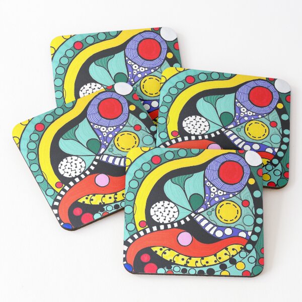 Item preview, Coloured abstract pattern designed and sold by GasconyPassion.
