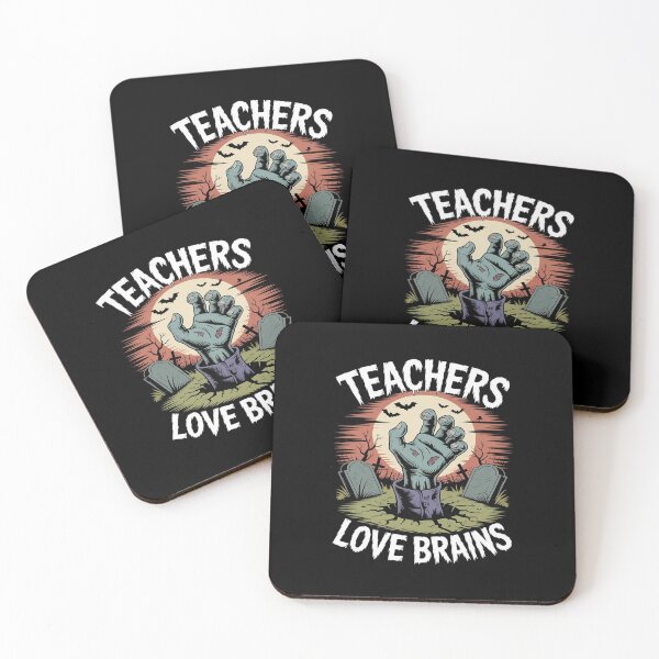 Item preview, Teachers Love Brains Halloween Spooky Teacher Fun designed and sold by JulienAureo.