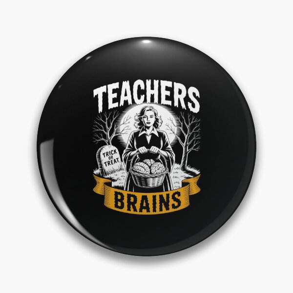 Item preview, Teachers Love Brains Halloween Teacher Zombies Spooky designed and sold by JulienAureo.