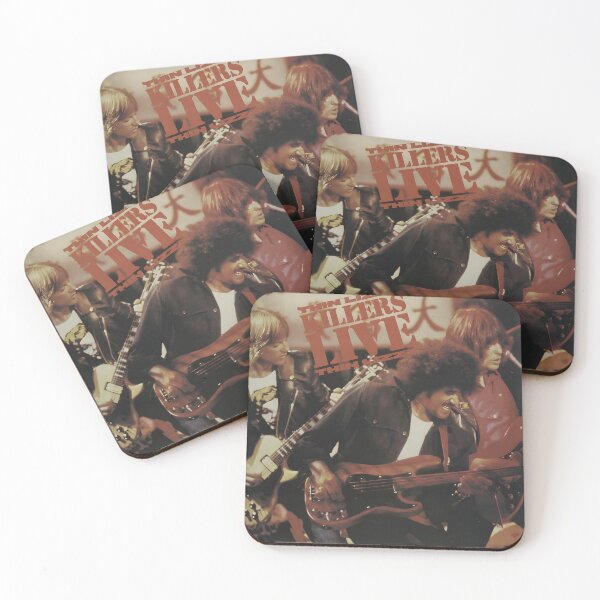 Item preview, Thin Lizzy – Live Hard Rock Energy Vintage Style designed and sold by fintantalonet.
