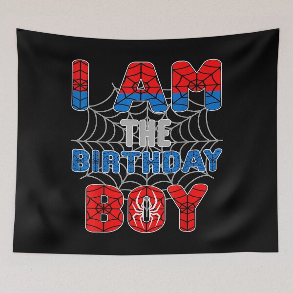 Item preview, Spider Web Birthday Party I'm The Birthday Boy designed and sold by Xaviermacdonald.