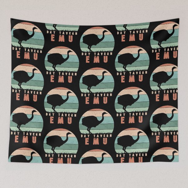Item preview, The Infamous Dry Tavern Emu designed and sold by DaniellePeacock.