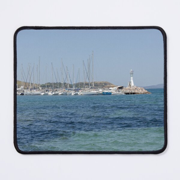 Item preview, Boats in the harbour at Urla, Türkiye designed and sold by Two-Tickets-To.