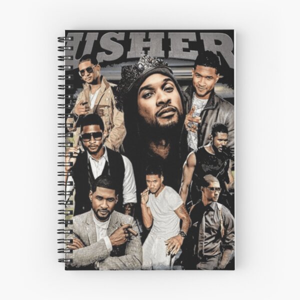 Item preview, Usher Retro Collage Tribute Music Legend Art designed and sold by KeithJHiggins.