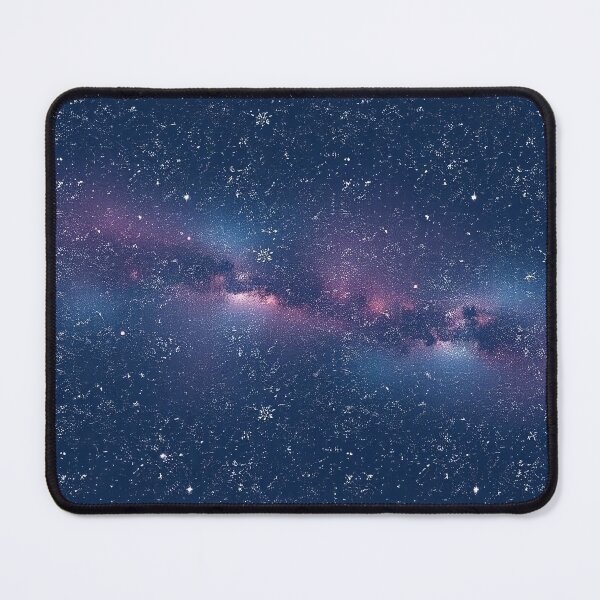 Item preview, Starry Galaxy Sky with Snowflakes Pattern designed and sold by JavisSRDesign.
