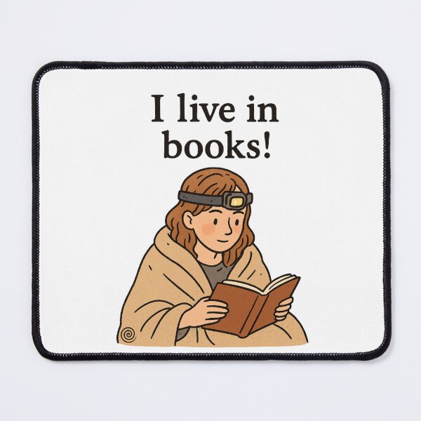 Item preview, I live in books designed and sold by spiral-illusion.