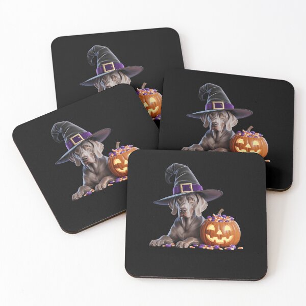 Item preview, Weimaraner Halloween Witches Lover Dog designed and sold by ValerieRodrigue.