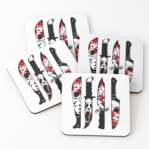 Item preview, Horror Movie Characters in Knives designed and sold by GuyWithtPie.