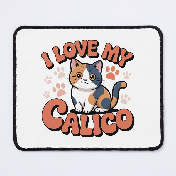 Item preview, I love My Calico designed and sold by graphic-genie.