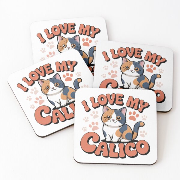 Item preview, I love My Calico designed and sold by graphic-genie.
