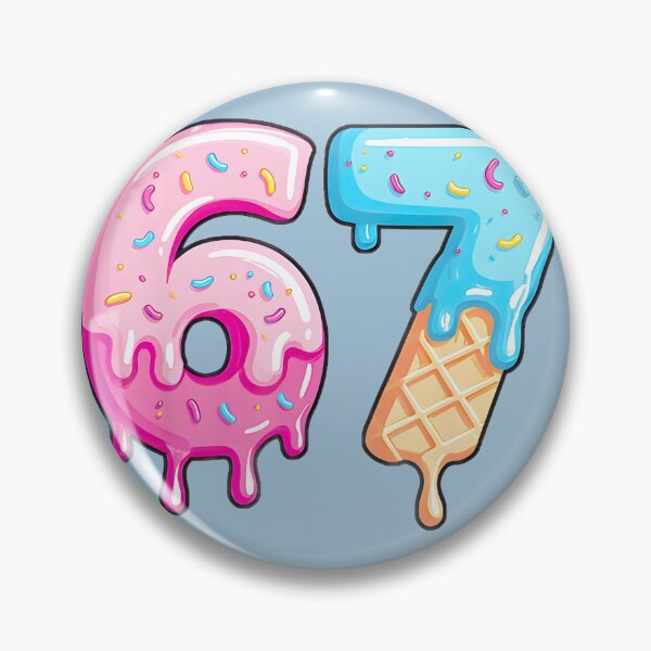 Item preview, Drip Numbers 67 Ice Cream Donut Fun Design By Merch, Limited Edition designed and sold by anthonykoarts.