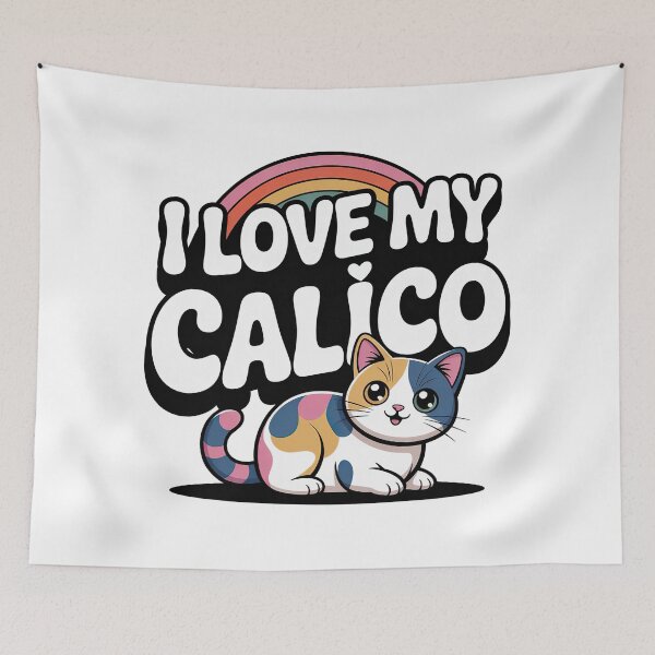 Item preview, I love My Calico designed and sold by graphic-genie.