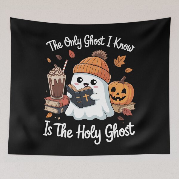 Item preview, The Only Ghost I Know Is The Holy Ghost Halloween Book designed and sold by ValerieRodrigue.