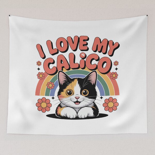 Item preview, I love My Calico designed and sold by graphic-genie.