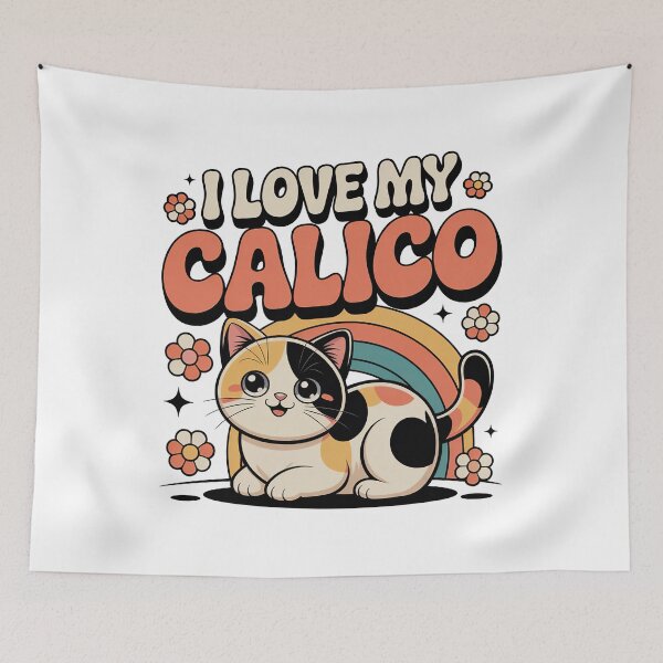 Item preview, I love My Calico designed and sold by graphic-genie.