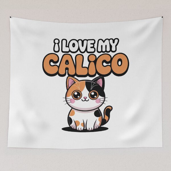 Item preview, I love My Calico designed and sold by graphic-genie.