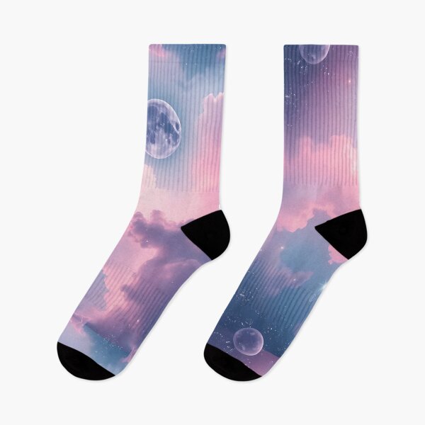 Item preview, Dreamy Moon and Pink Cloud Sky designed and sold by JavisSRDesign.