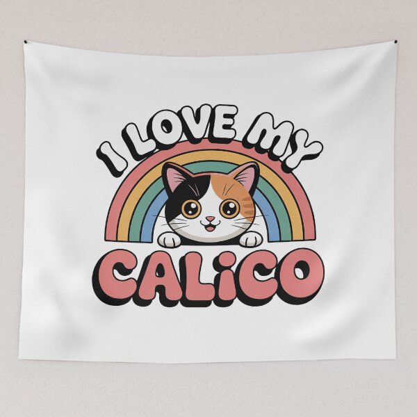 Item preview, I love My Calico designed and sold by graphic-genie.