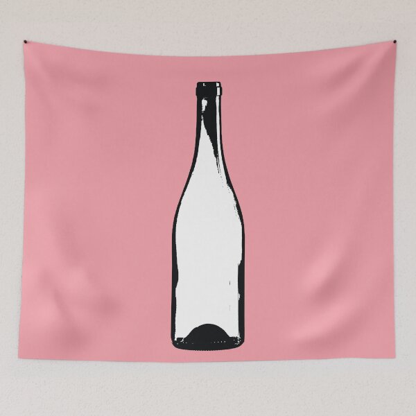 Item preview, Wine Bottle on Pink designed and sold by Type, Wine, etc..
