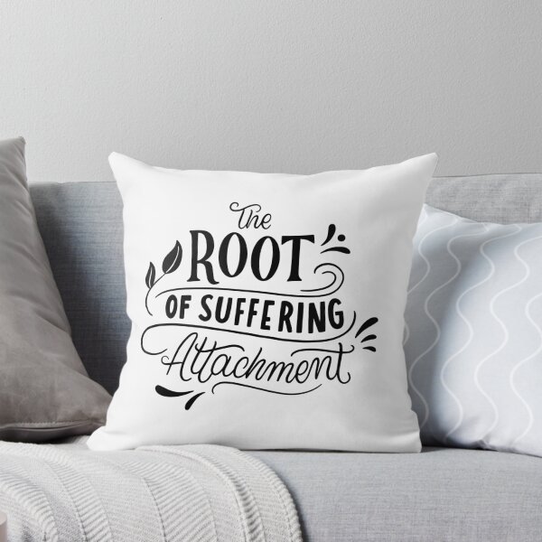 Item preview, Root of Suffering Quote Buddhist Wisdom Poster designed and sold by Retr0Tshirts.
