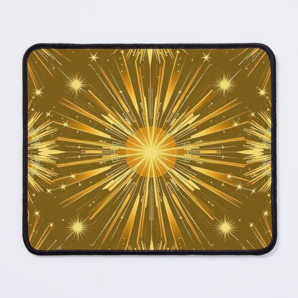 Item preview, Golden Firework Burst Celebration Pattern designed and sold by JavisSRDesign.