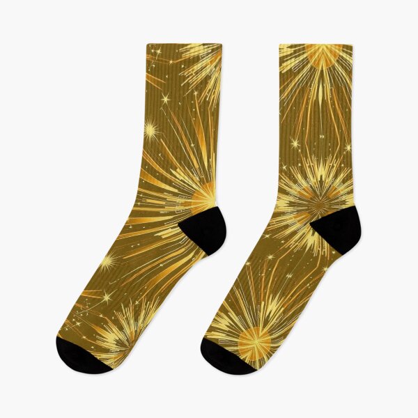 Item preview, Golden Firework Burst Celebration Pattern designed and sold by JavisSRDesign.