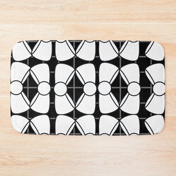 Item preview, White Bow Design – Elegant Gradient Square on Black Background designed and sold by Cultradesign.