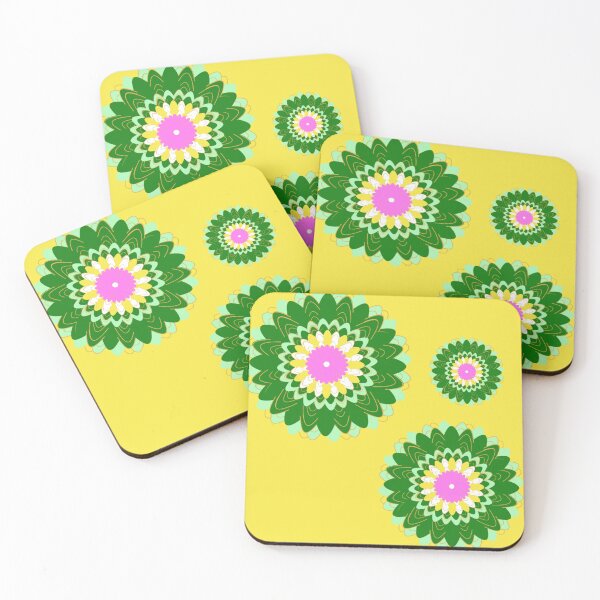 Item preview, Design 89 - Abstract Floral Geometry Pattern designed and sold by Manoella Free Art.