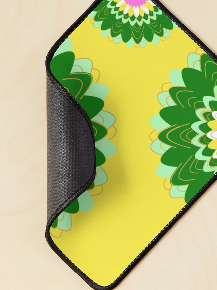 Thumbnail 2 of 5, Mouse Pad, Design 89 - Abstract Floral Geometry Pattern designed and sold by Manoella Free Art.