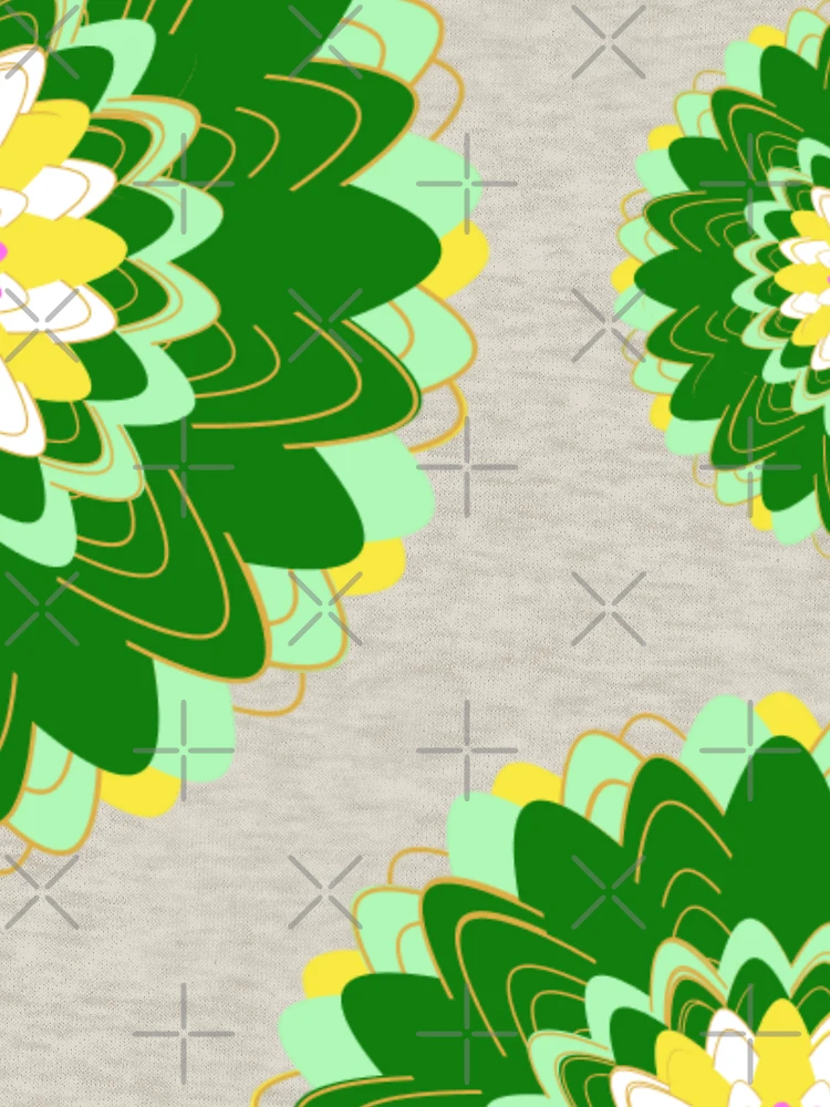Thumbnail 6 of 6, Zipped Hoodie, Design 89 - Abstract Floral Geometry Pattern designed and sold by Manoella Free Art.