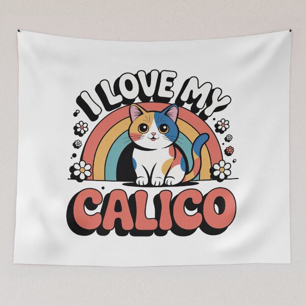 Item preview, I love My Calico designed and sold by graphic-genie.