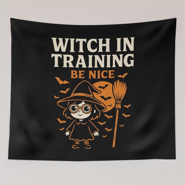 Item preview, Witch In Training Be Nice Halloween Costume designed and sold by LuminOrb.