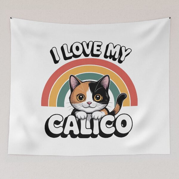Item preview, I love My Calico designed and sold by graphic-genie.