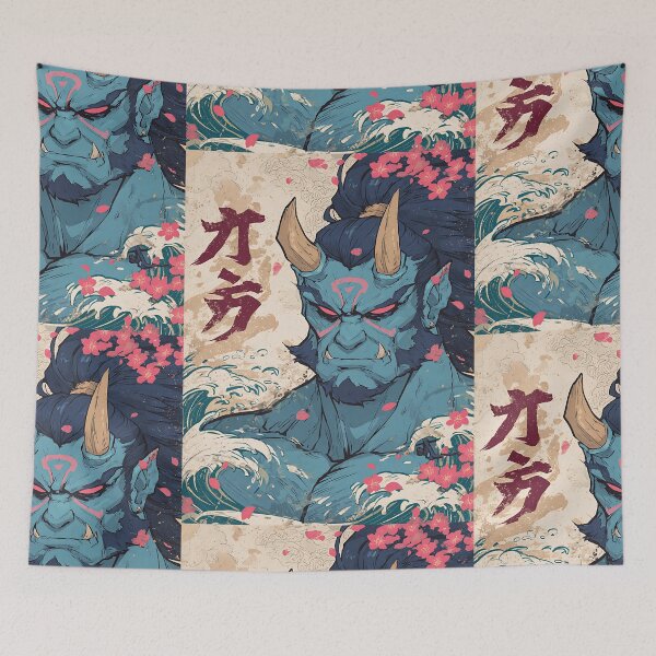 Item preview, The Blue Oni's Rage designed and sold by bapupa.